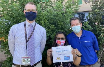  Desert view principal, and teacher with APS employee