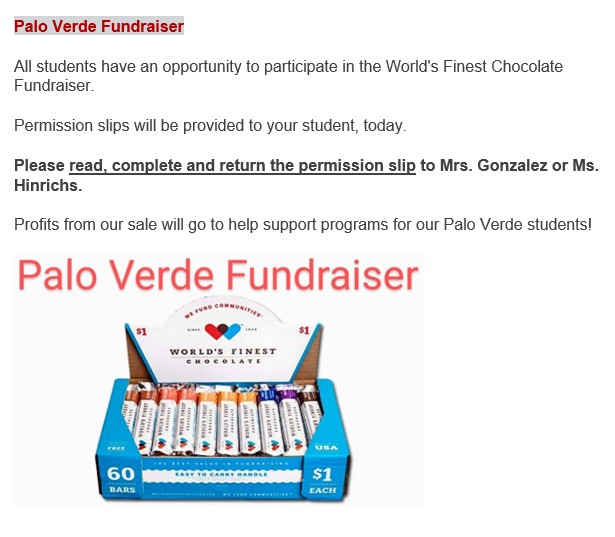  Palo Verde Fundraiser