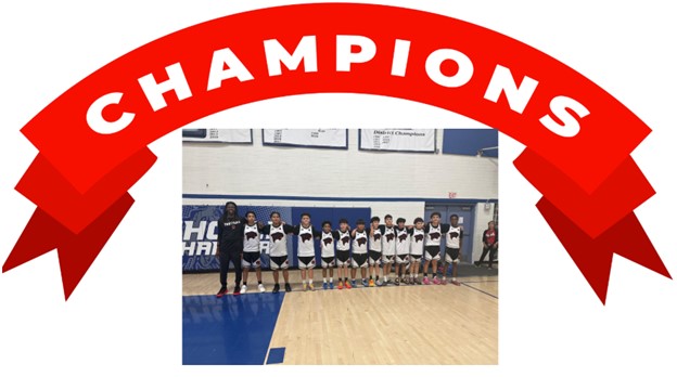  Boys 7th grade basketball champions for the 25-26 school year
