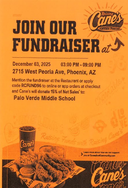  Cane's Fundraiser