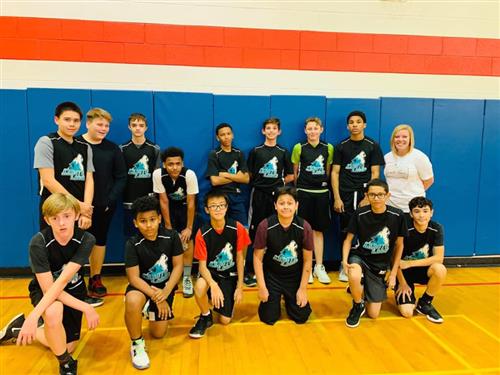 boys sports team in jerseys