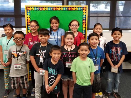 desert view students smile for  a class picture