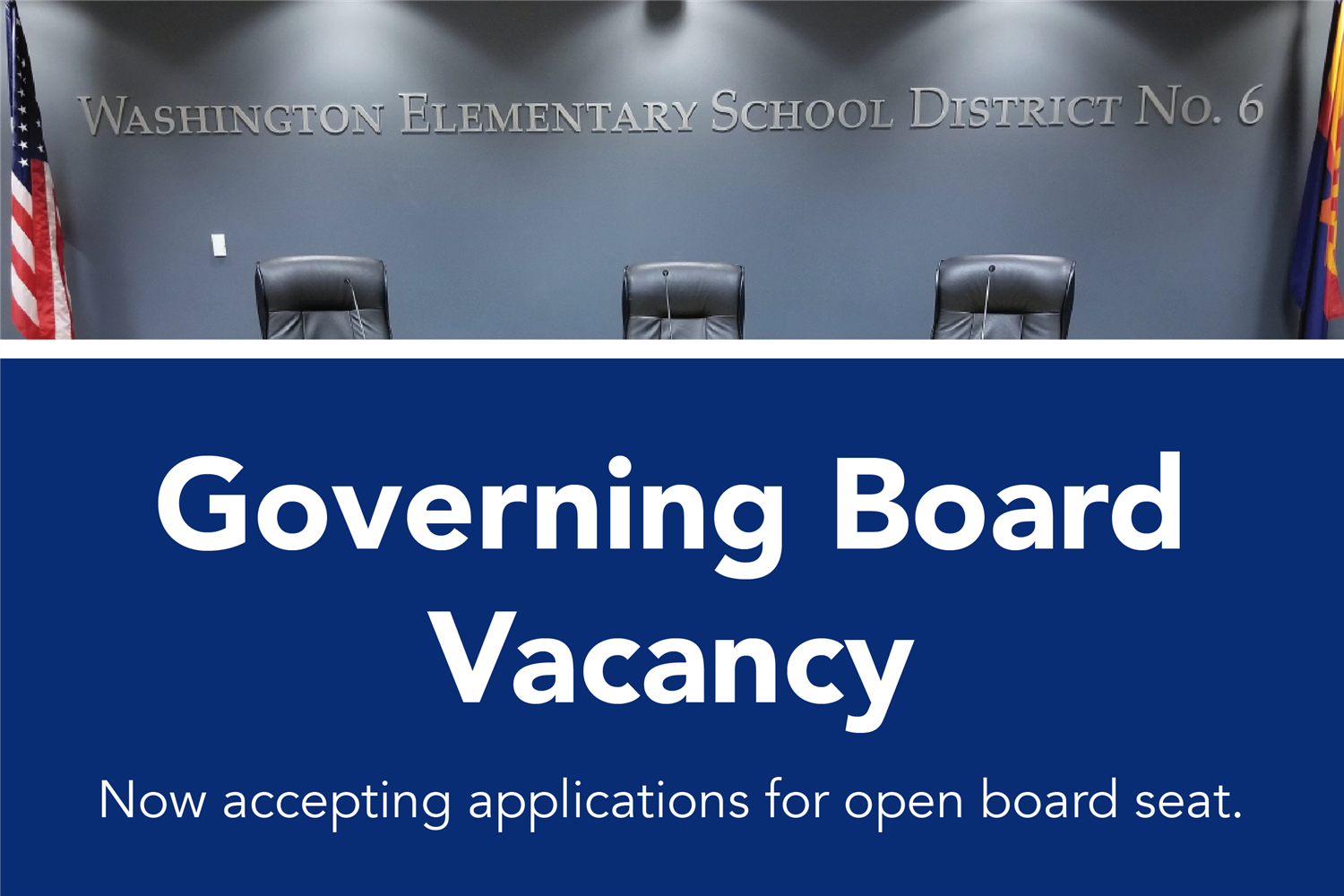  WESD Governing Board Vacancy
