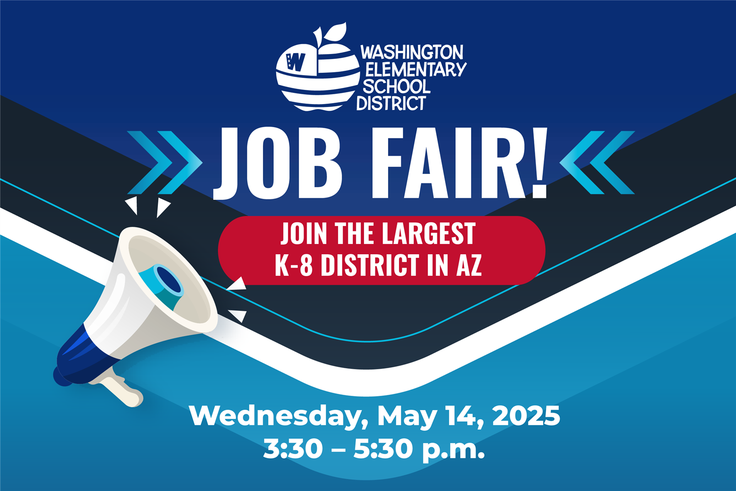 WESD May 14, 2025 Job Fair graphic