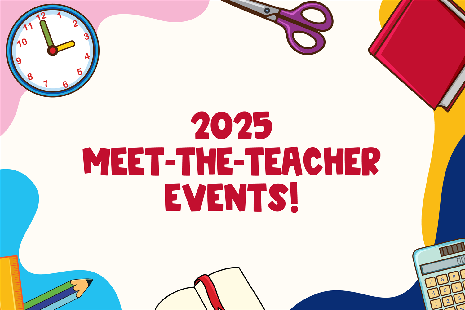 WESD 2025 Meet-the-Teacher Events