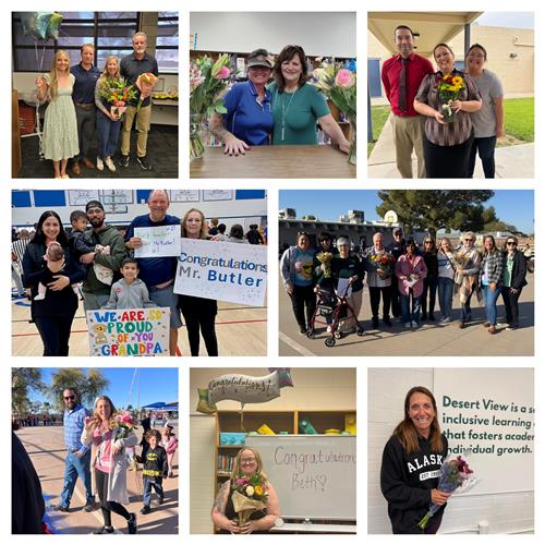 WESD 2025 Lamp of Learning recipients collage 1