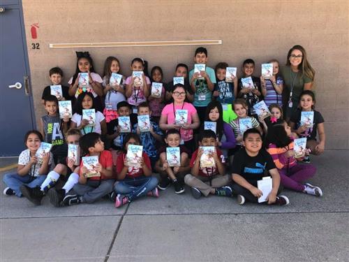 students with books