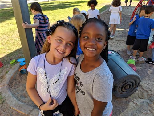 friends on a playground