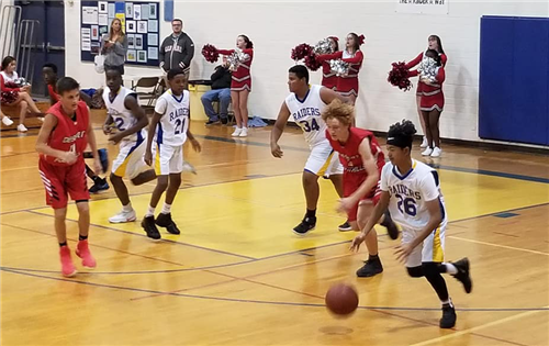 Royal palm plays against mountain view school