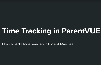  Time Tracking in ParentVUE