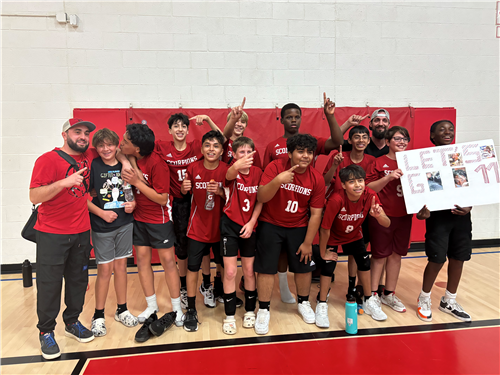2023-24 Middle school 7/8 Boys volleyball Champions - desert Foothills