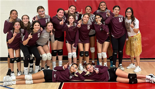 2023-24 Middle School 8th grade Girls Volleyball Champions - Mountain Sky